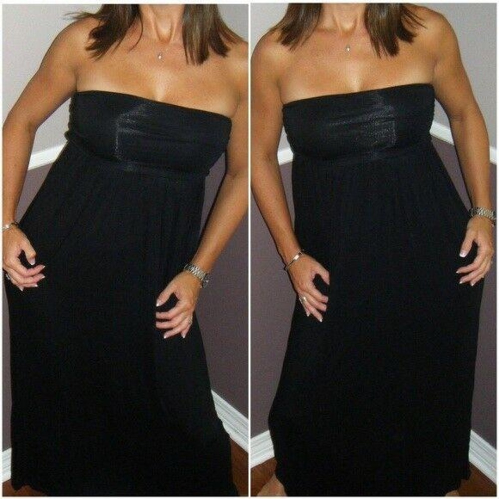 🛍LIMITED STOCK Strapless Maxi Dress Cinched Tube 1421 - Picture 3 of 3